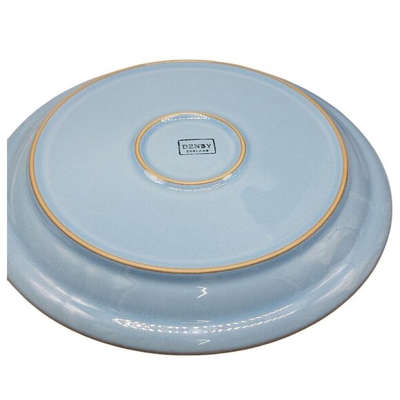 Denby Colonial Blue Lunch Plate 8" England Earthenware VTG Sherwood Collection - Picture 4 of 10